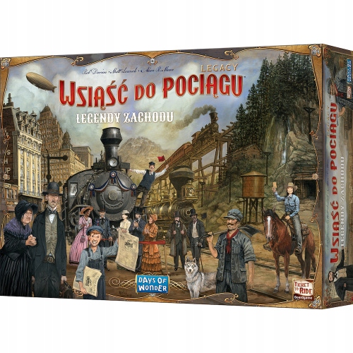 Spoločenská hra Ticket to Ride: Legacy - Legends of the Rebel West